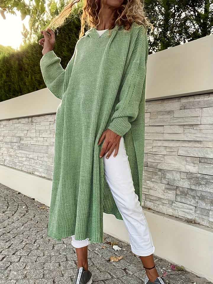 Jocelyn | Hooded Knit Sweater Dress