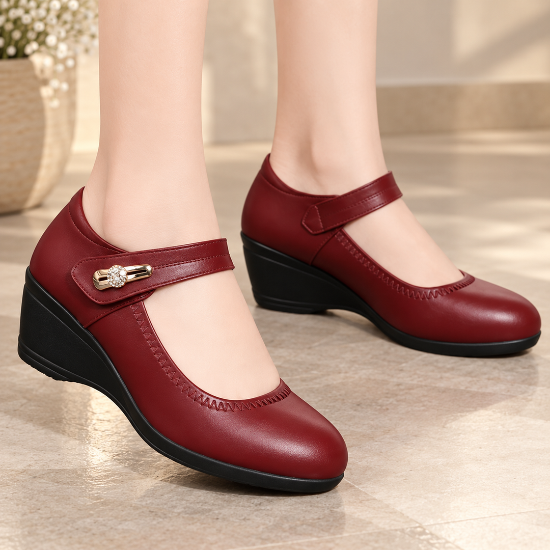 Rachelle | Wedge Mary Janes