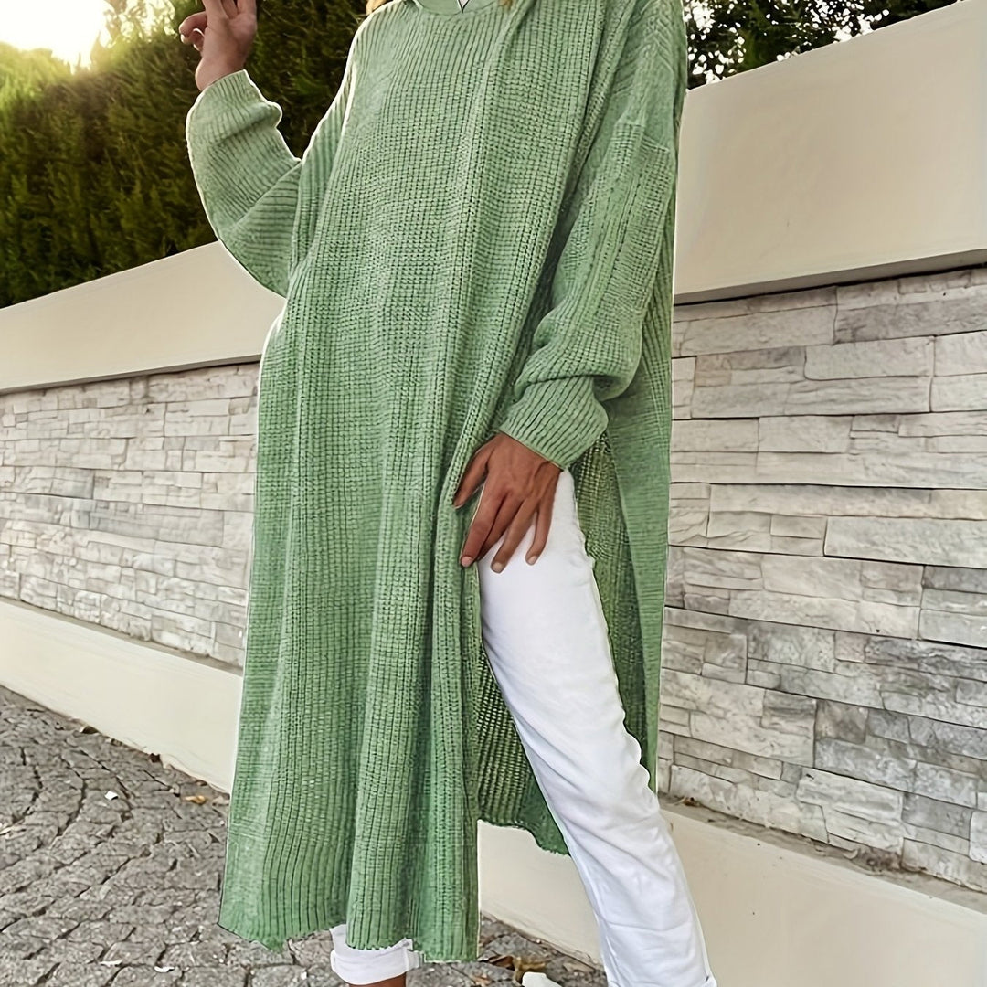 Jocelyn | Hooded Knit Sweater Dress