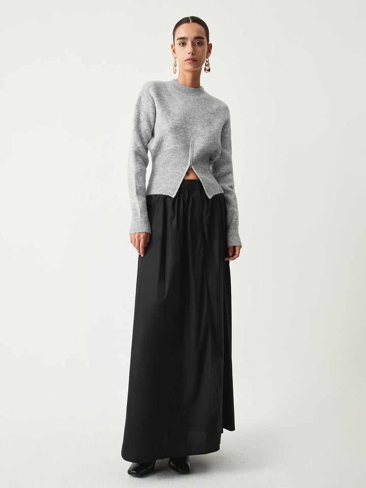 Willa | Side-Zip Knit Sweater