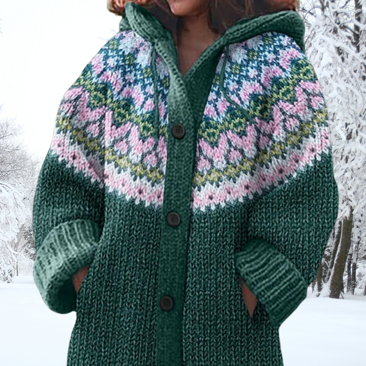 Trudy | Charming Hooded Cardigan