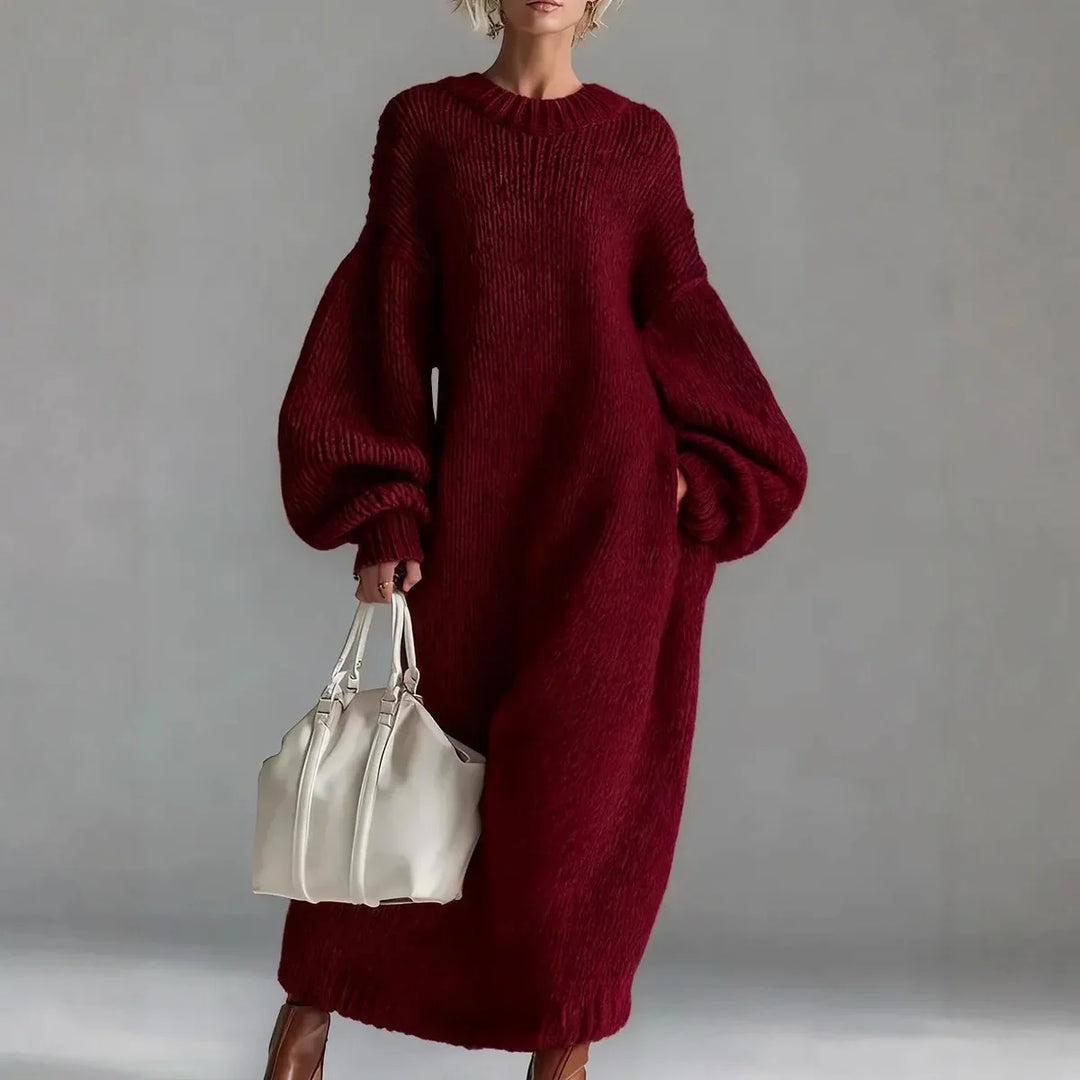 Leslie | Chunky Knit Sweater Dress