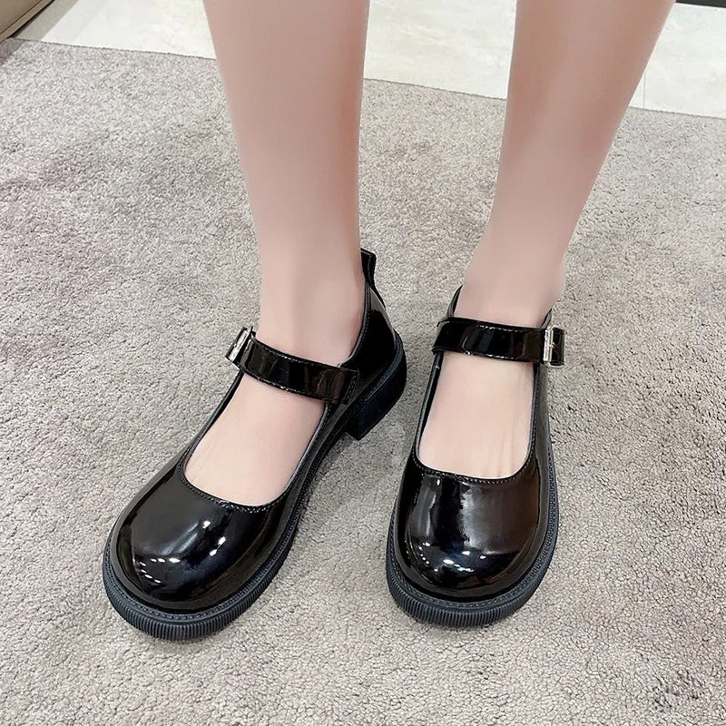 Sara | Round Toe Mary Janes
