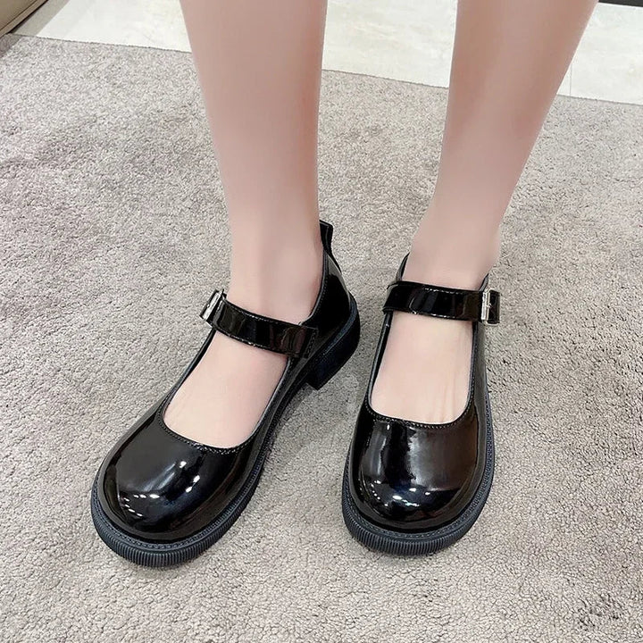 Sara | Round Toe Mary Janes