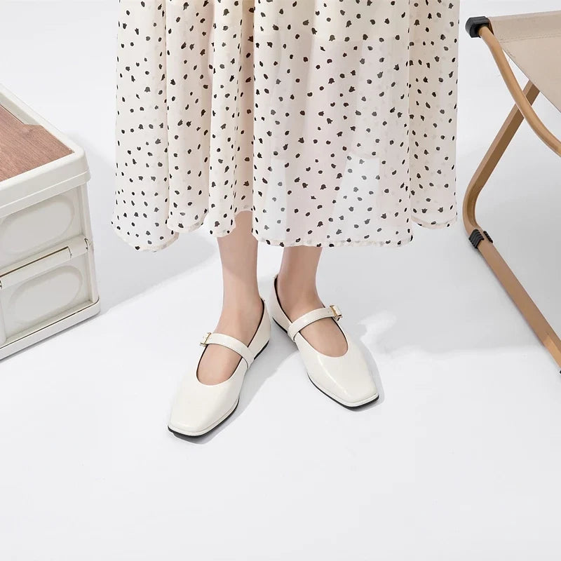 Gayle | Square Toe Mary Janes