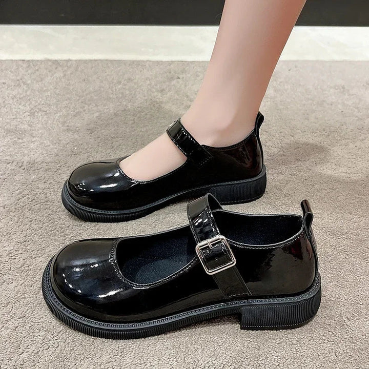 Sara | Round Toe Mary Janes