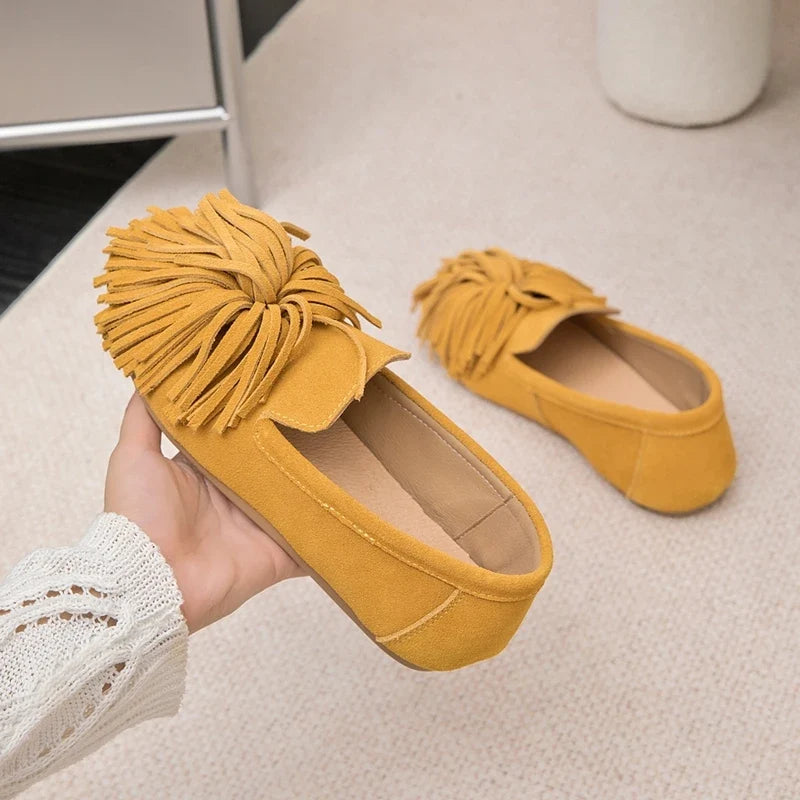 Adelina | Fringe Tassel Loafers