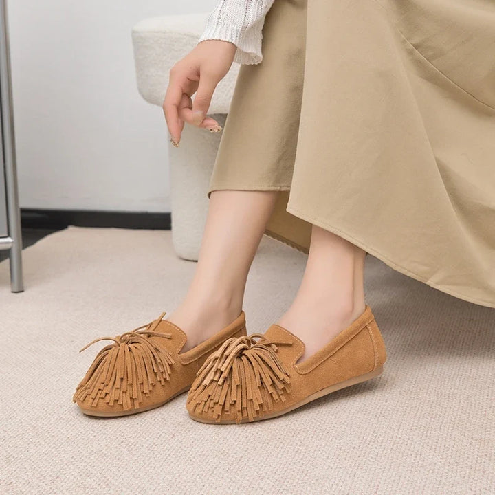 Adelina | Fringe Tassel Loafers