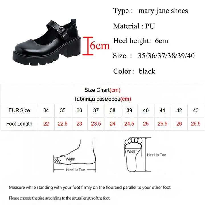 Gwyneth | Chunky Platform Mary Janes