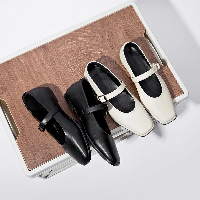 Gayle | Square Toe Mary Janes