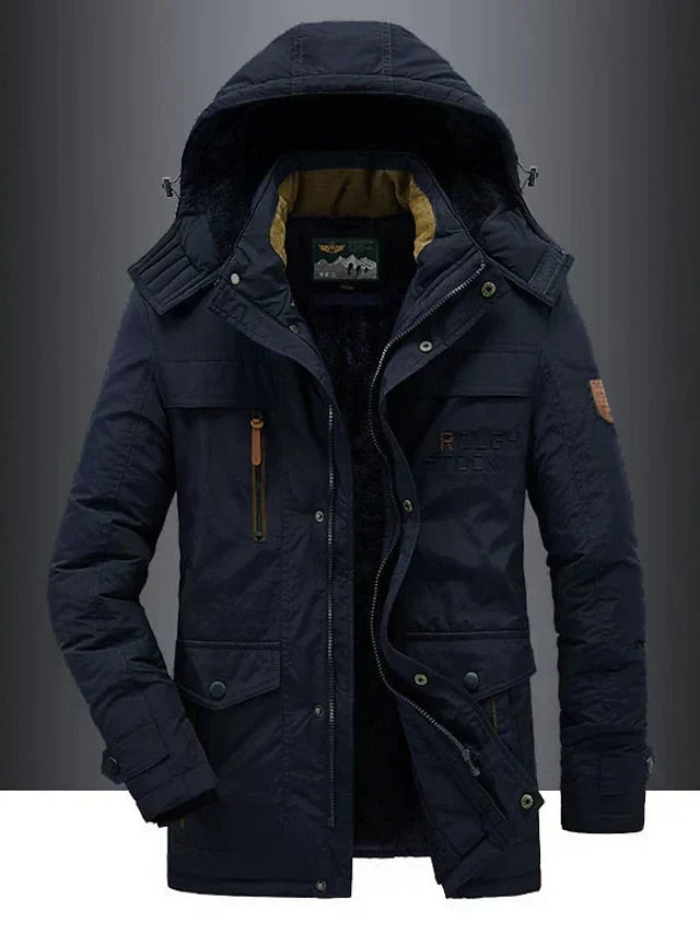 Aaron | Warm Structured Hooded Coat