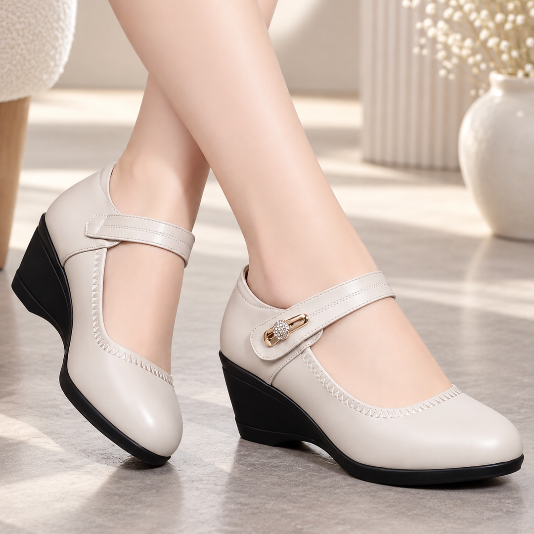 Rachelle | Wedge Mary Janes