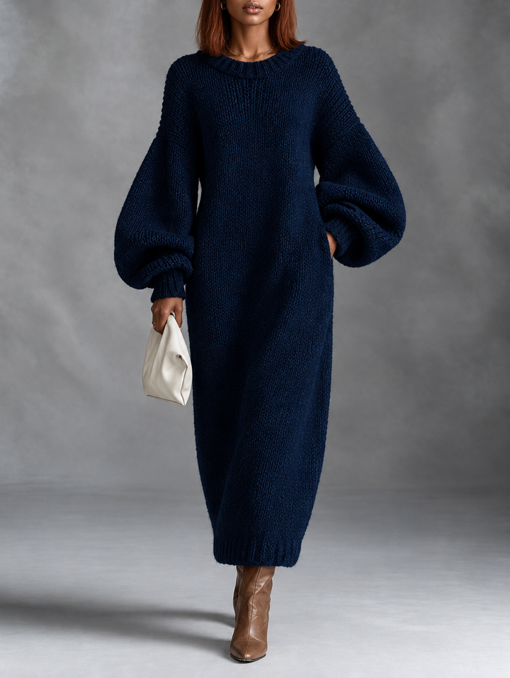 Leslie | Chunky Knit Sweater Dress