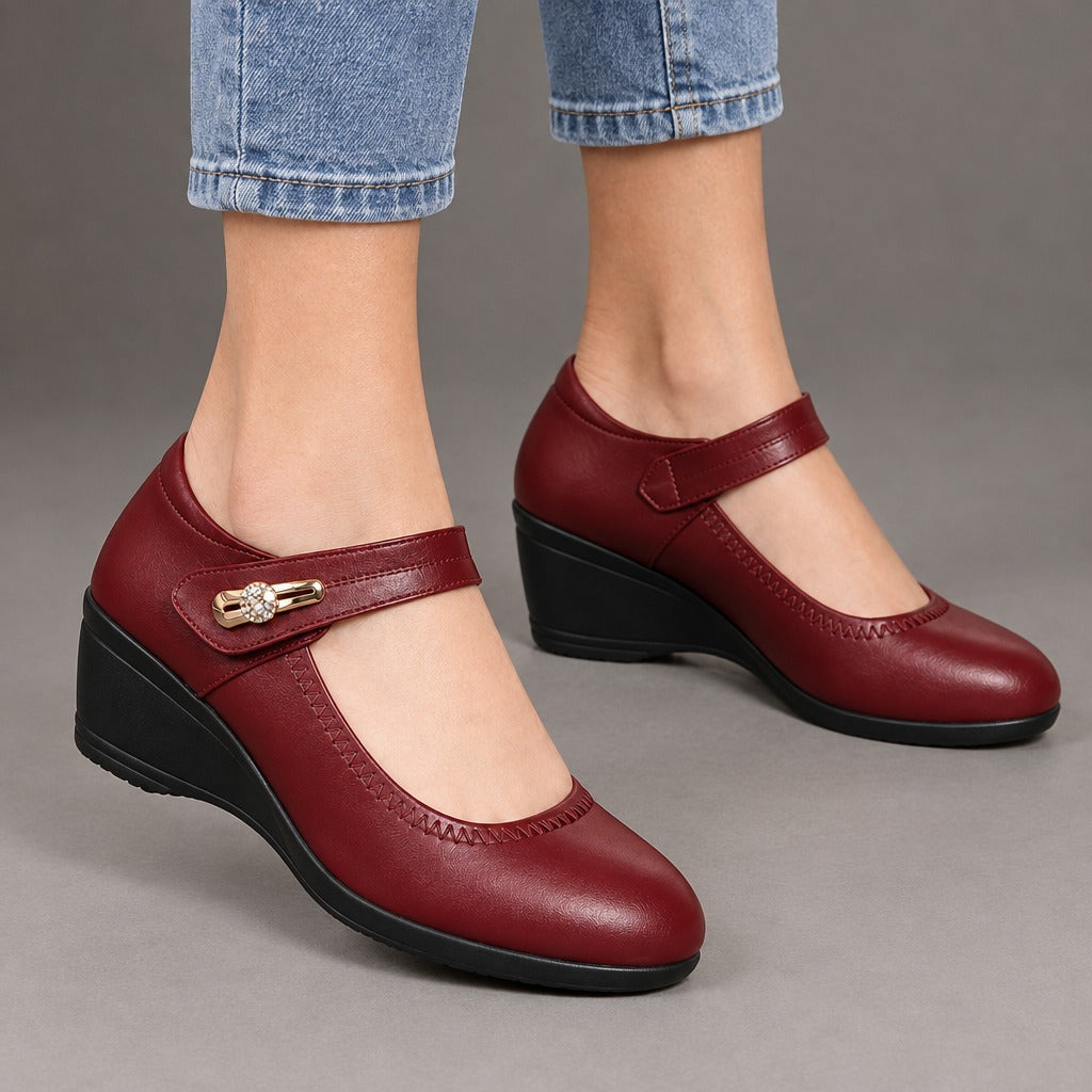 Rachelle | Wedge Mary Janes