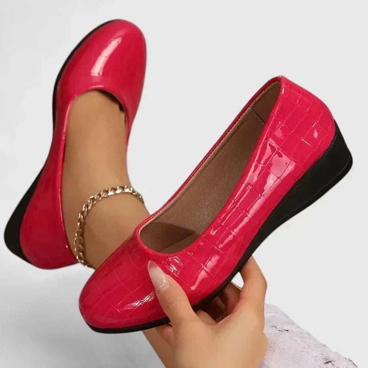 Stacy | Slip On Wedge Shoes